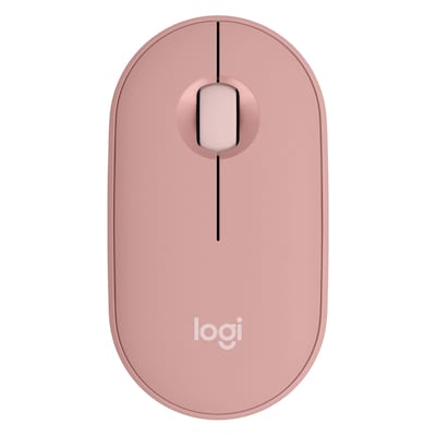 Logitech Pebble Mouse 2 M350S Rosa - Schlanke, kompakte Bluetooth®-Maus von Logitech