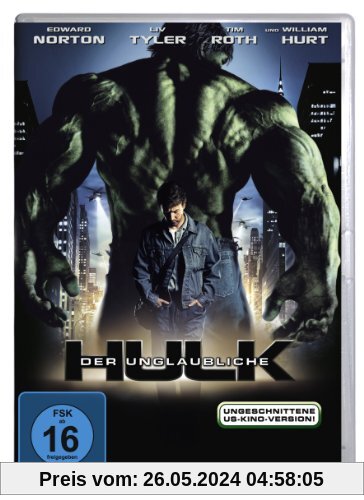 Der unglaubliche Hulk (ungeschnittene US-Kinoversion) von Louis Leterrier