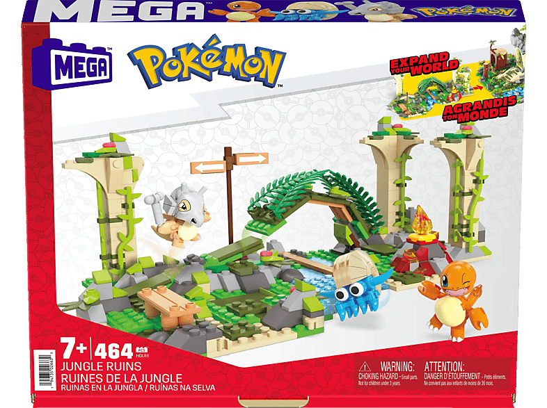 MEGA CONSTRUX Pokémon - Forgotten Ruins Bauset, Mehrfarbig von MEGA CONSTRUX