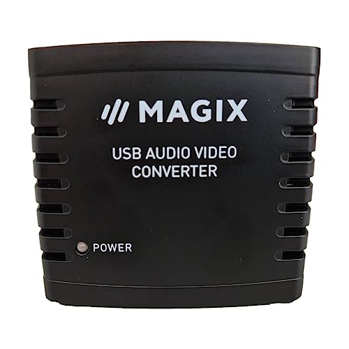 MAGIX NTSC USB Audio & Video Converter | Digitalisieren Sie Videobänder | Videobearbeitung | Video Grabber für Windows 10/11 PC von Magix