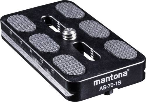 Mantona AS-70-1S Schnellwechselplatte Außengewinde=1/4 von Mantona