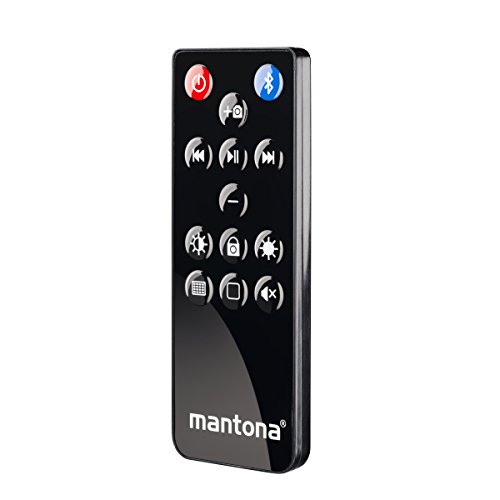 Mantona Selfy Bluetooth-Fernbedienung (Steuerung von Musik, Kamera, Bildschirm uvm.) für Apple iPhone, iPad, iMac und andere iOS Geräte von Mantona