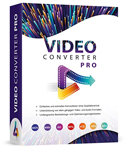 Video Converter Software - Einfaches konvertieren von Video und Audio Dateien in jedes Format wie HD, 4K - Bearbeiten und verbessern Sie Ihre Videos von Markt + Technik