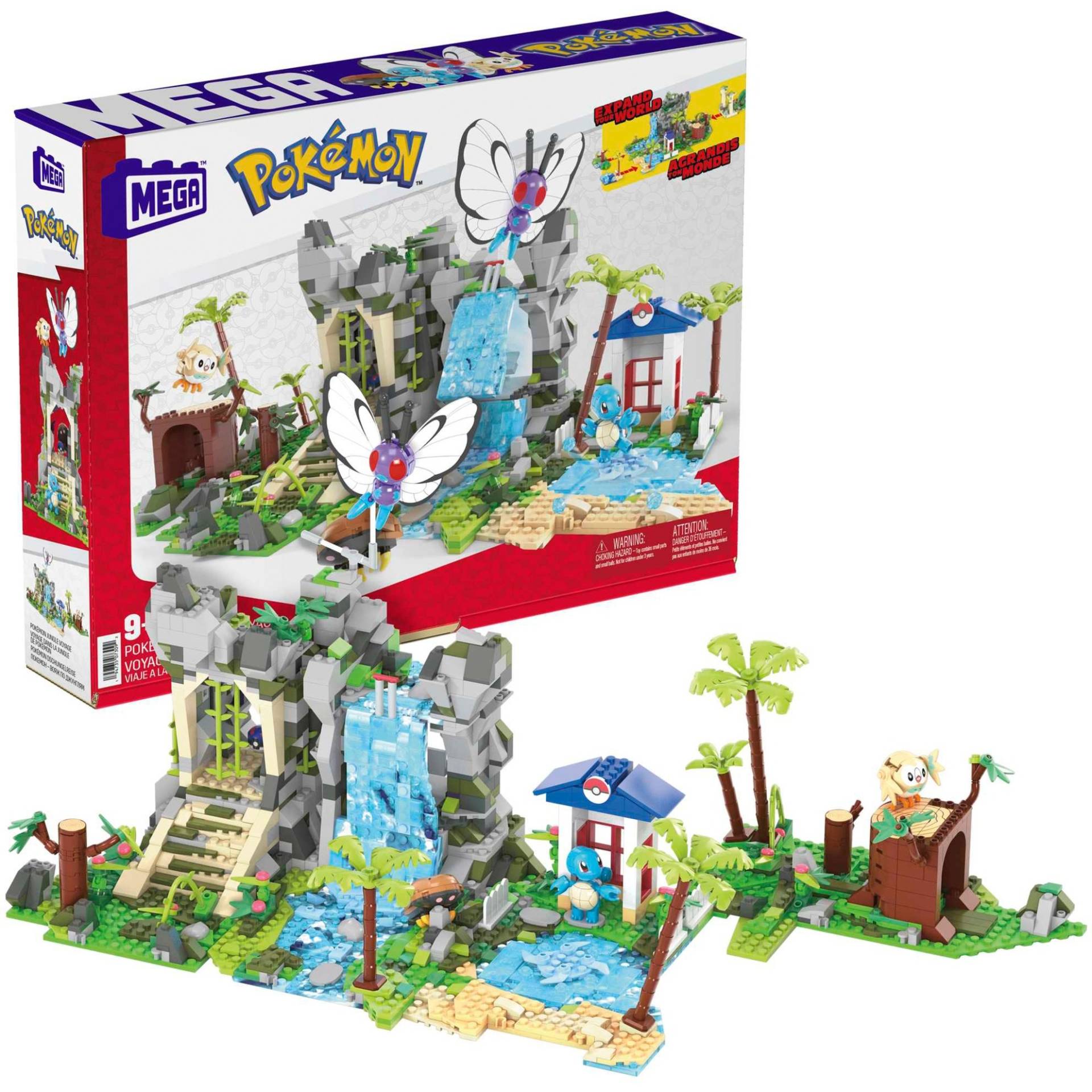 MEGA Pokémon Ultimative Dschungel-Expedition, Konstruktionsspielzeug von Mattel