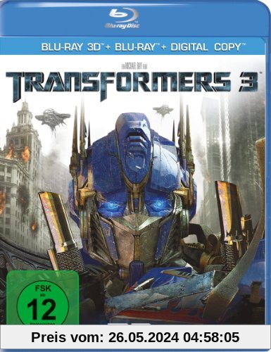Transformers 3 - Dark of the moon (+ Blu-ray 3D) [Blu-ray] von Michael Bay
