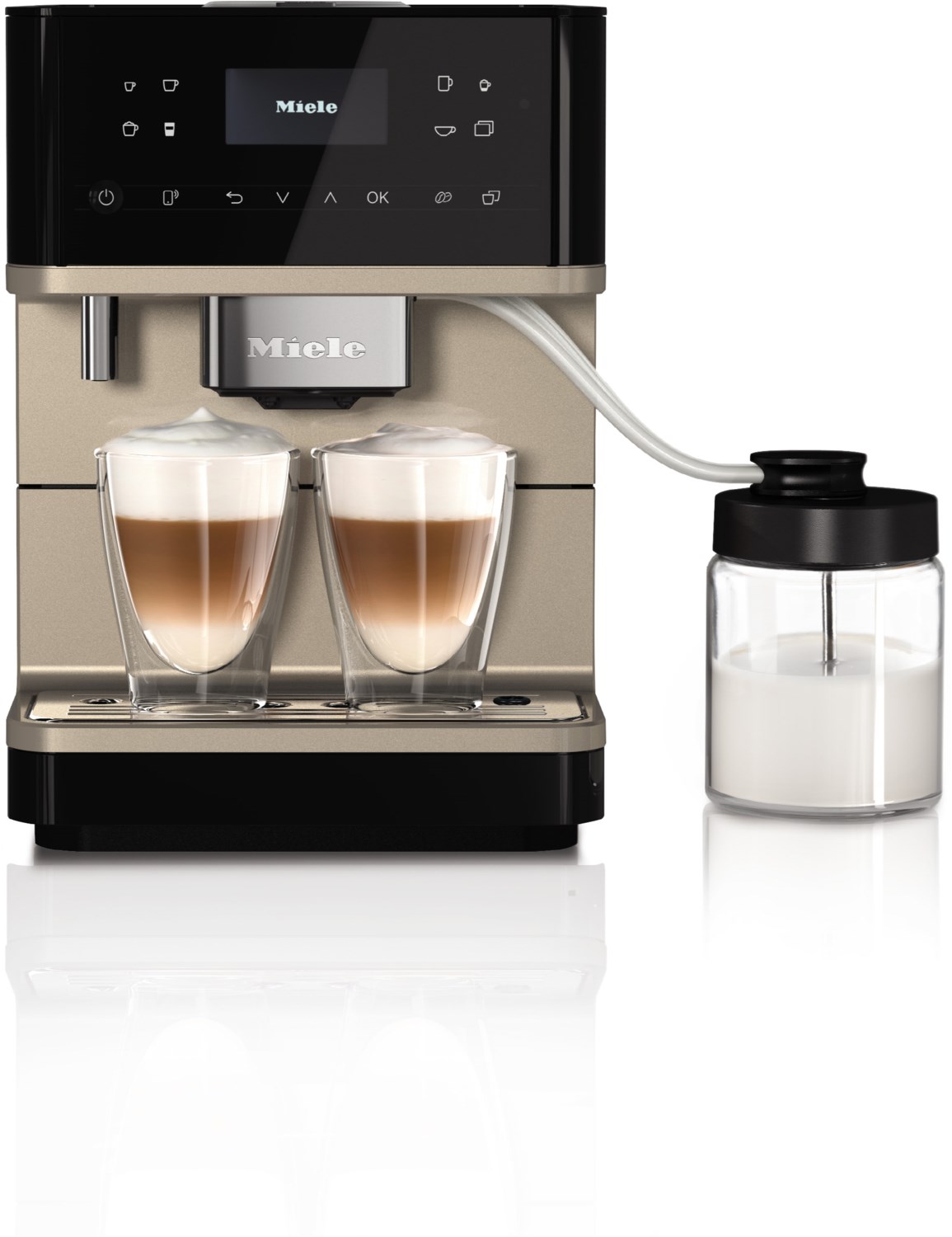 CM 6360 Kaffee-Vollautomat obsidianschwarz/cleansteel von Miele