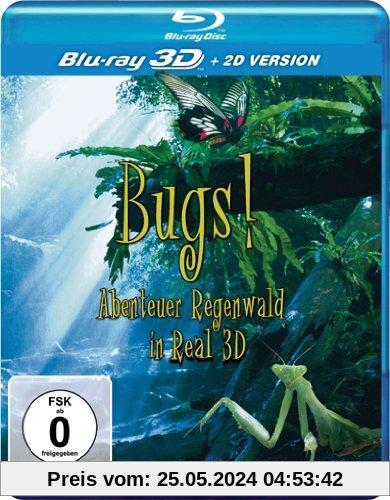 Bugs! Abenteuer Regenwald in Real 3D [3D Blu-ray] von Mike Slee