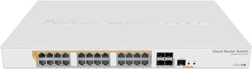 Mikrotik CRS328-24P-4S+RM Network Switch Managed L2/L3 Gigabit Ethernet (10/100/1000) White 1U Power Over Ethernet (PoE) von MikroTik