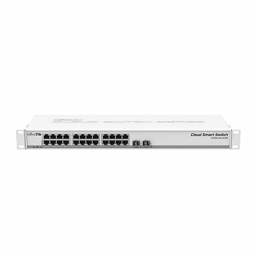 Mikrotik CSS326-24G-2S+RM Network Switch Managed Gigabit Ethernet (10/100/1000) Power Over Ethernet (PoE) 1U White von MikroTik