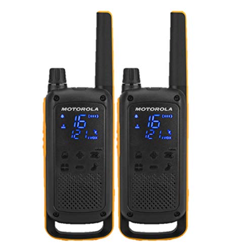 Motorola Talkabout T82 Extreme PMR Funkgerät - Twinpack, 20*5*3,Schwarz, Orange von Motorola