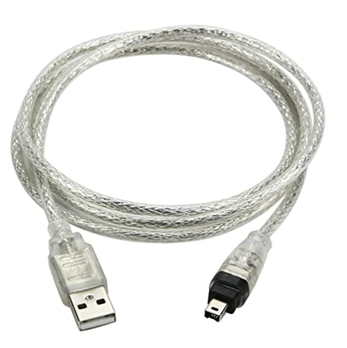 Mytlp USB 2.0 Stecker auf IEEE 1394 Mini 4Pin Stecker iLink Firewire DV Adapterkabel Kabel von Mytlp