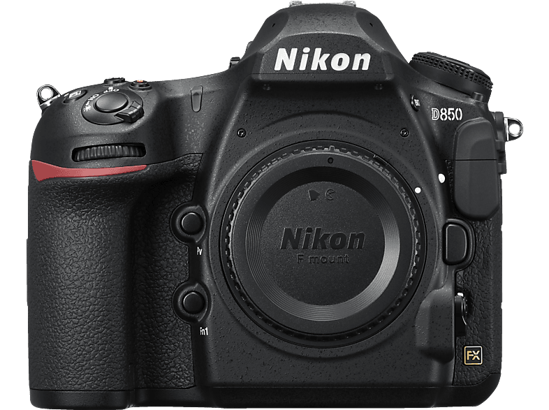 NIKON D850 Body Spiegelreflexkamera, 45,7 Megapixel, Touchscreen Display, WLAN, Schwarz von NIKON