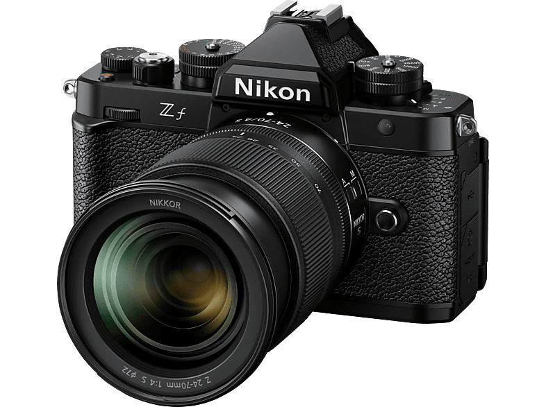 NIKON Z f Kit Systemkamera mit Objektiv 24 - 70 mm, 8 cm Display Touchscreen, WLAN von NIKON