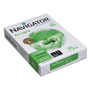 NAVIGATOR Kopierpapier Eco-Logical DIN A4 75 g/qm 500 Blatt von Navigator