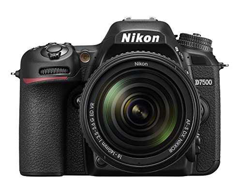 Nikon D7500 Digital SLR im DX Format mit Nikon AF-S DX 18-140mm 1:3,5-5,6G ED VR (20,9 MP, EXPEED 5-Prozessor, AF-System mit 51 Messfeldern, ISO 100-51.200, 4K UHD Video incl. Zeitraffer ) von Nikon