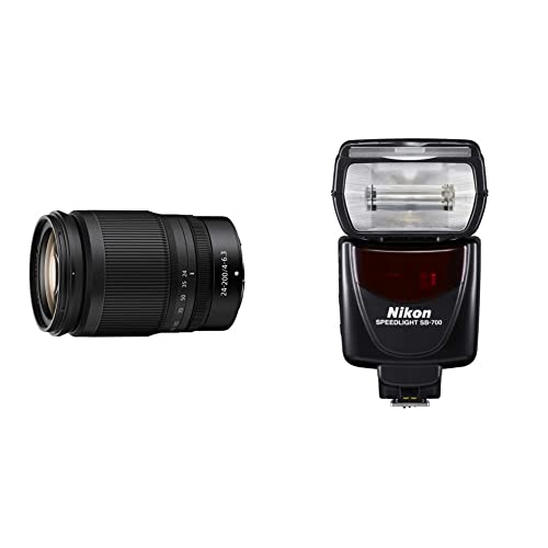 Nikon Z 24-200mm 1:4.0-6.3 VR & SB-700 Blitzgerät für Nikon SLR-Digitalkameras, 1 Stück (1er Pack) von Nikon