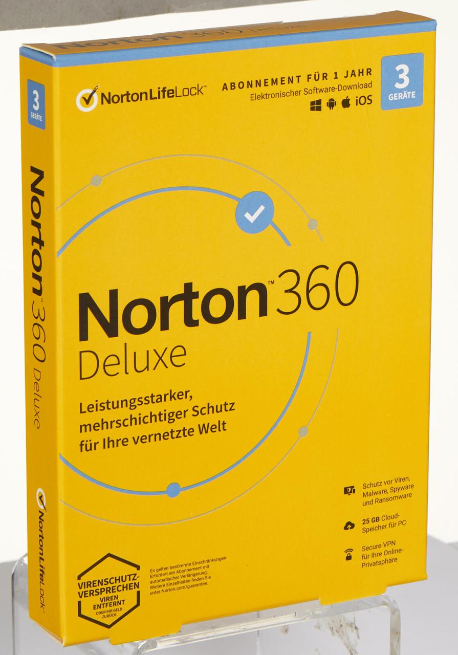 Norton 360 Deluxe Box 3 Ger. von Norton