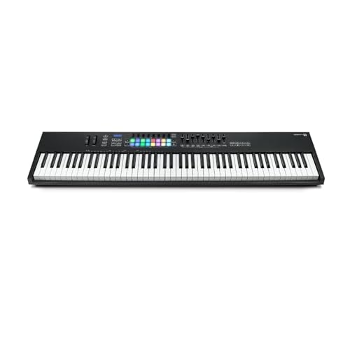 Novation Launchkey 88 [MK3] - Premium-MIDI-Controller-Keyboard mit 88 Tasten für die ausdrucksstarke Musikerstellung, schwarz von Novation