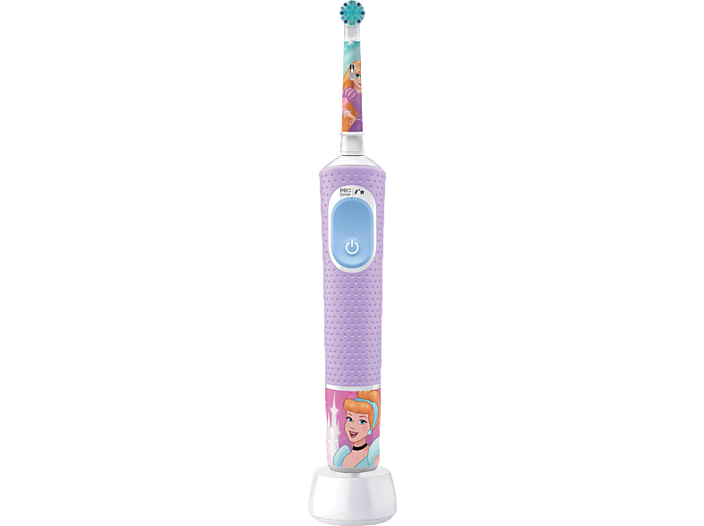 ORAL-B Pro Kids 3+ Princess Elektrische Kinderzahnbürste Lila, Reinigungstechnologie: Oszillierend / Rotierend (2D) von ORAL-B
