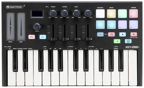 Omnitronic KEY-288+ MIDI-Controller von Omnitronic