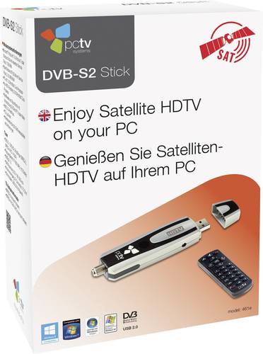 PCTV Systems PCTV DVB-S2 Stick 461E DVB-S TV-Stick mit Fernbedienung, Aufnahmefunktion Anzahl Tuner: von PCTV Systems