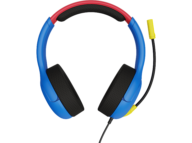 PDP LLC AIRLITE Kabelgebundenes Headset: Mario Dash, On-ear Gaming Headset Mehrfarbig von PDP LLC