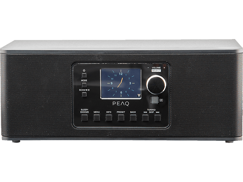 PEAQ PDR 270 BT-B Internetradio, DAB+, FM, Internet Radio, Bluetooth, Schwarz von PEAQ