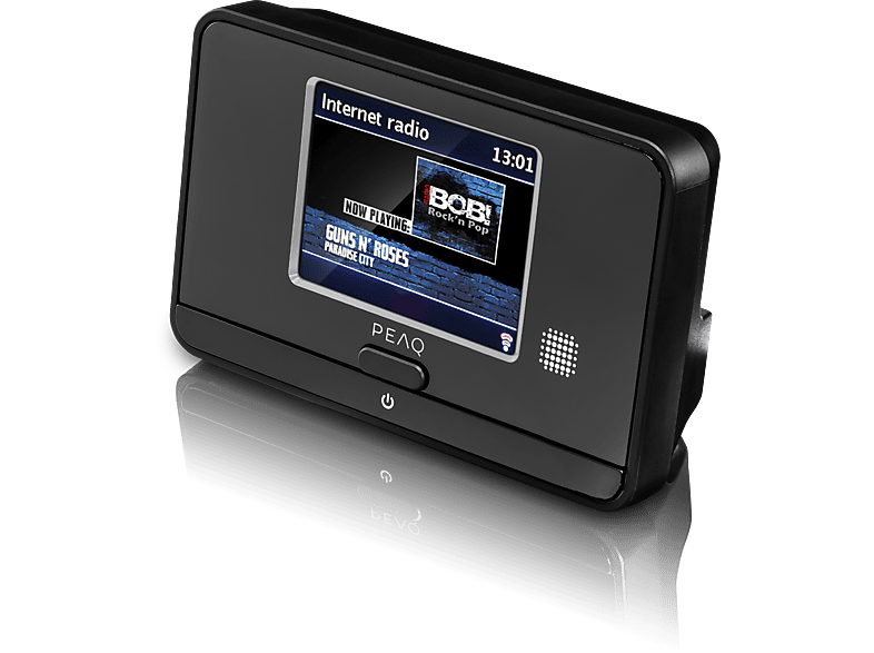 PEAQ PDR10BT-B Digitalradio, DAB+, FM, Internet Radio, Bluetooth, Schwarz von PEAQ