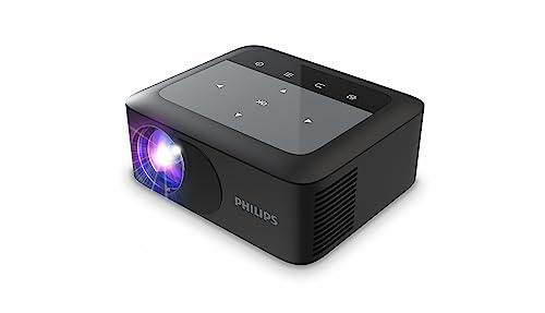 Philips NeoPix 110 – True HD 720p Mini-Video-Projektor mit integrierter Dualband-WLAN-Bildschirmspiegelung von PHILIPS