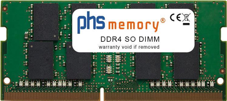 PHS-memory 32GB RAM Speicher passend für HP Omen 15-en1195ng DDR4 SO DIMM 3200MHz PC4-25600-S (SP390963) von PHS-memory