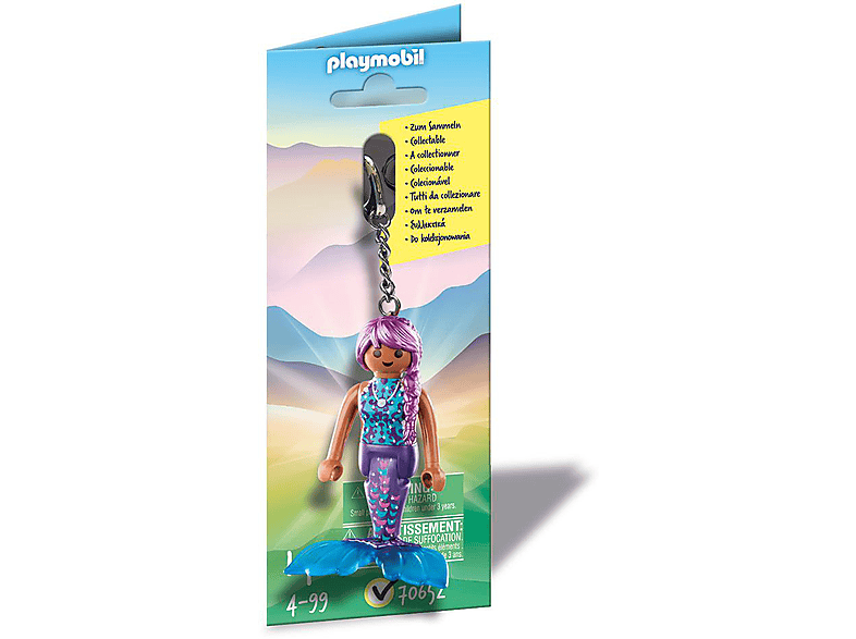 PLAYMOBIL 70652 Schlüsselanhänger Meerjungfrau Schlüsselanhänger, Mehrfarbig von PLAYMOBIL