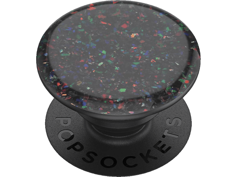 POPSOCKETS PopGrip Basic Iridescent Confetti Oil Slick Handyhalterung, Mehrfarbig von POPSOCKETS