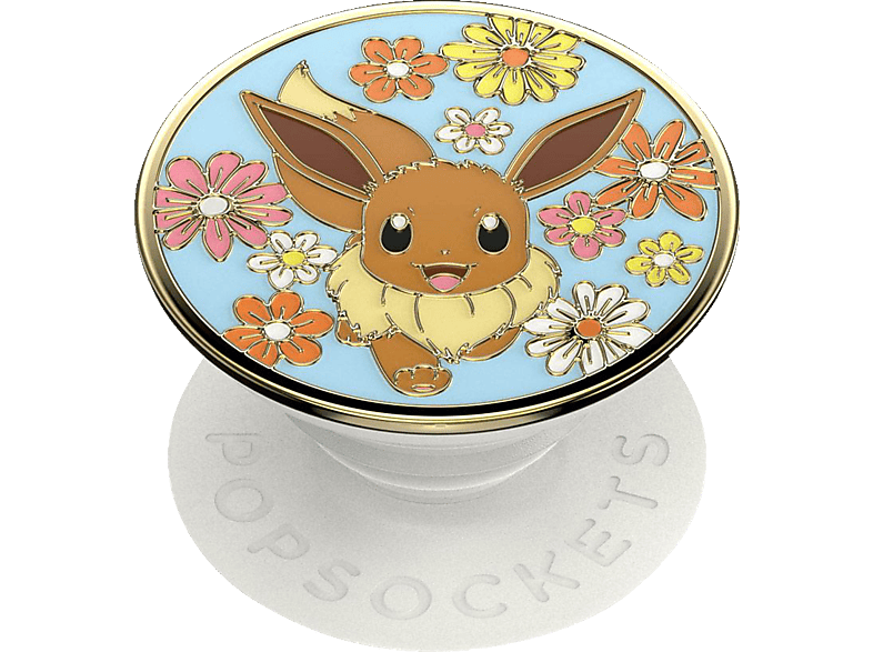 POPSOCKETS PopGrip Handyhalterung, Pokémon Enamel Floral Eevee von POPSOCKETS
