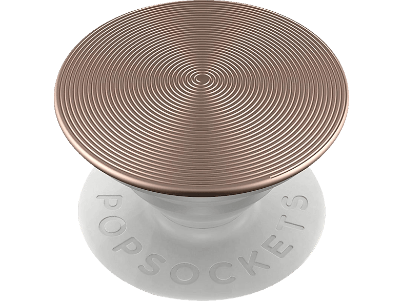 POPSOCKETS PopGrip Handyhalterung, Twist Rose Gold Aluminum von POPSOCKETS