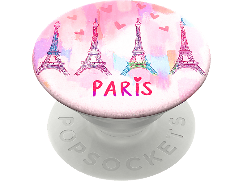 POPSOCKETS PopGrip Paris Love Handyhalterung, Mehrfarbig von POPSOCKETS