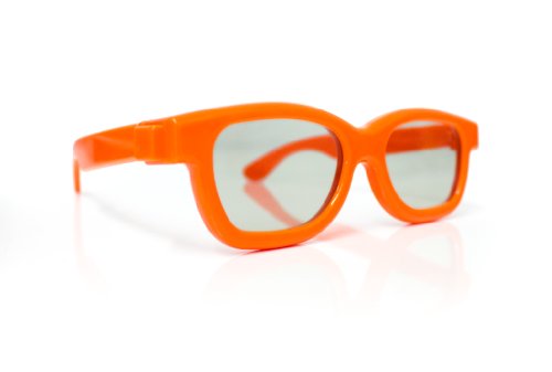 3D Kinder-Brille orange Universale Passive für Cinema 3D LG Philips Panasonic UVM. Marke PRECORN von PRECORN