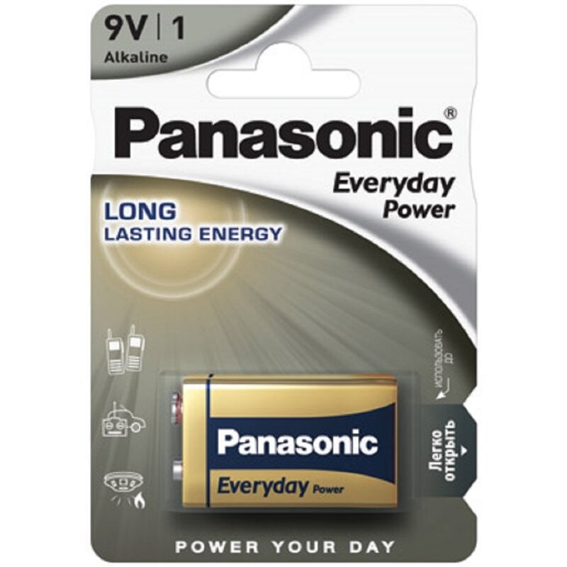 Panasonic 9V Block Everyday Power 9V Batterie Blister von Panasonic