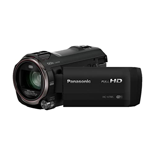 Panasonic HC-V785EG-K Camcorder (Full HD Video, 20x Opt. Zoom, Opt. Bildstabilisator, WiFi, Full HD Zeitlupe) schwarz von Panasonic