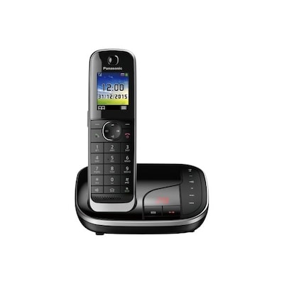 Panasonic KX-TGJ320GB schnurloses DECT Festnetztelefon AB, schwarz von Panasonic