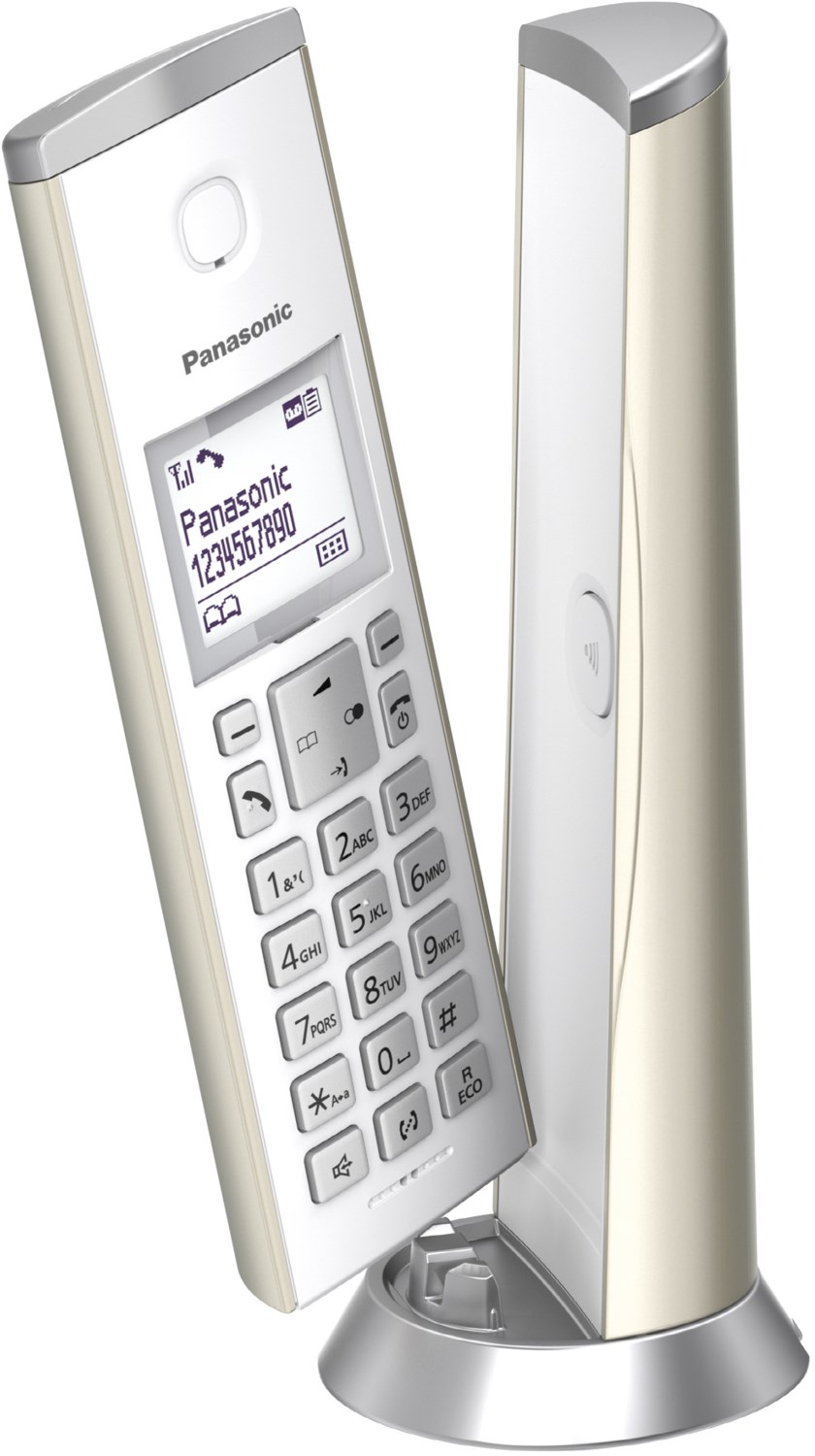 Panasonic KX-TGK220GN schnurloses Telefon mit Anrufbeantworter champagner von Panasonic