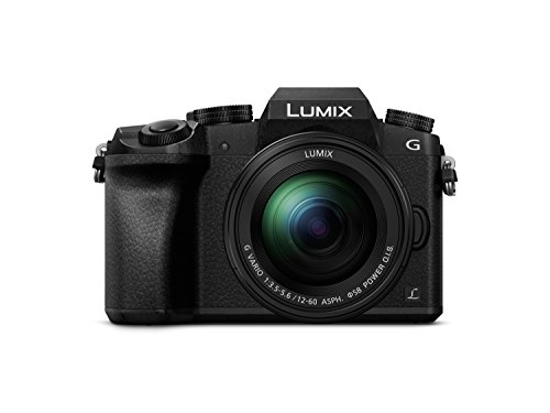 Panasonic LUMIX G DMC-G70MEG-K Systemkamera (16 Megapixel, OLED-Sucher, 7,5 cm OLED Touchscreen, 4K Foto und Video) mit Objektiv H-FS12060/F3,5-5,6/ OIS schwarz von Panasonic