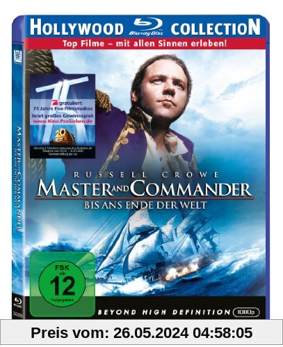 Master and Commander - Bis ans Ende der Welt [Blu-ray] von Peter Weir