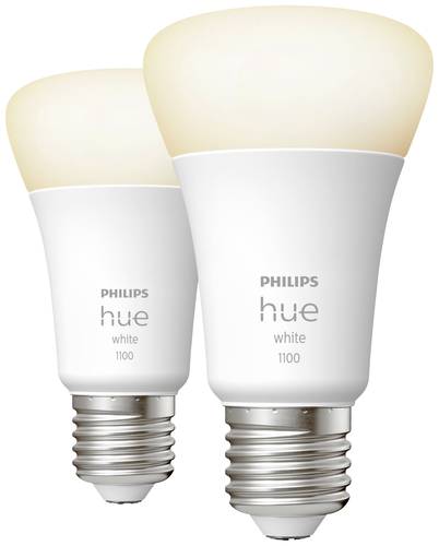 Philips Lighting Hue LED-Leuchtmittel (2er-Set) 871951428919200 EEK: F (A - G) Hue White E27 Doppelp von Philips Lighting