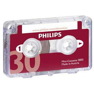 PHILIPS Diktierkassette 2x 15 Min. von Philips