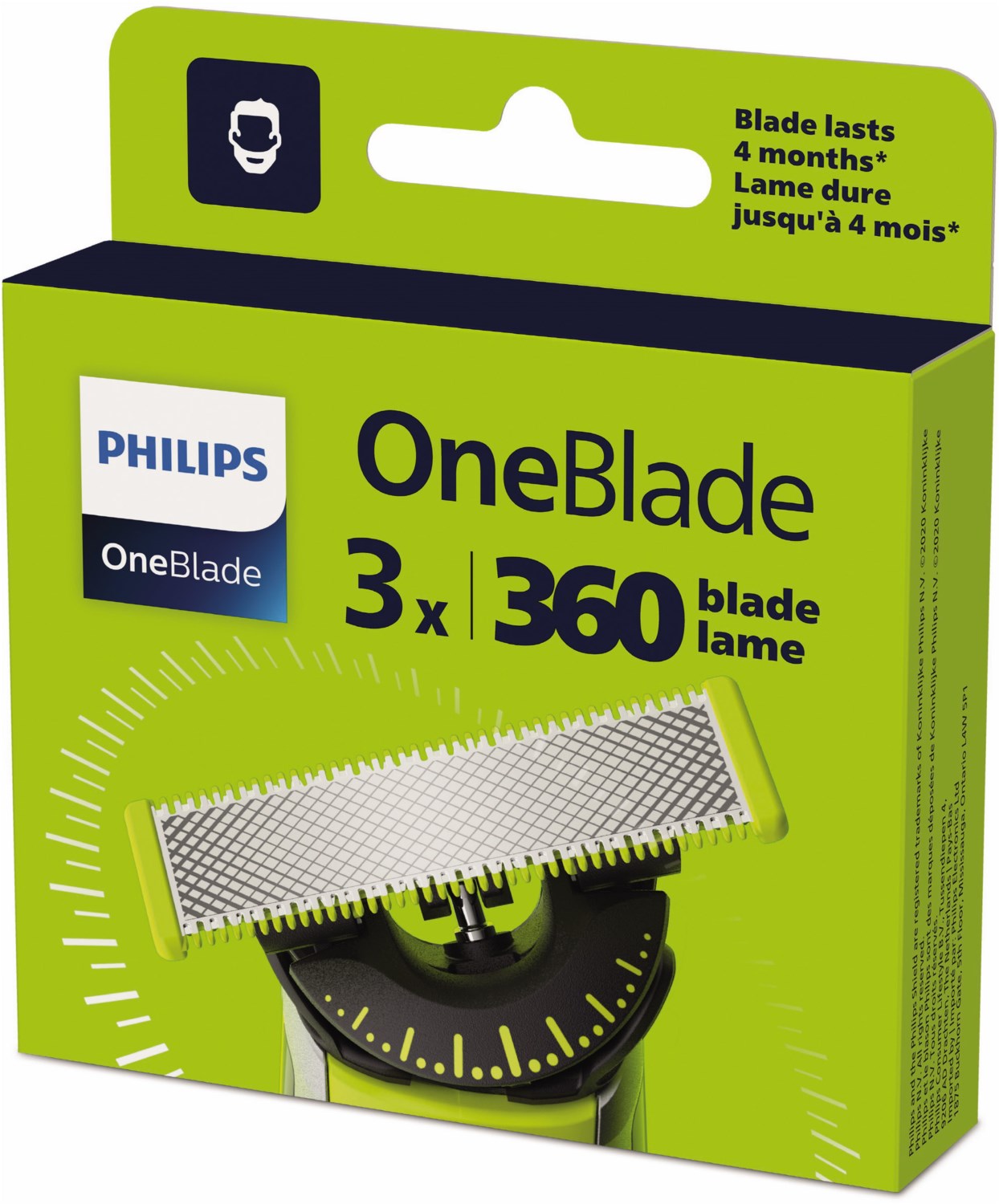 QP430/50 OneBlade 3x Ersatzklinge von Philips