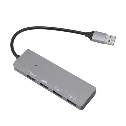 Plyisty USB-C-Hub, USB-C-Dongle-Splitter-Multiport-Adapter, 5 Gbit/s Hochgeschwindigkeits-Datenübertragungsraten, für Laptop, PC, Flash-Laufwerk, Kameras, Spielekonsole von Plyisty
