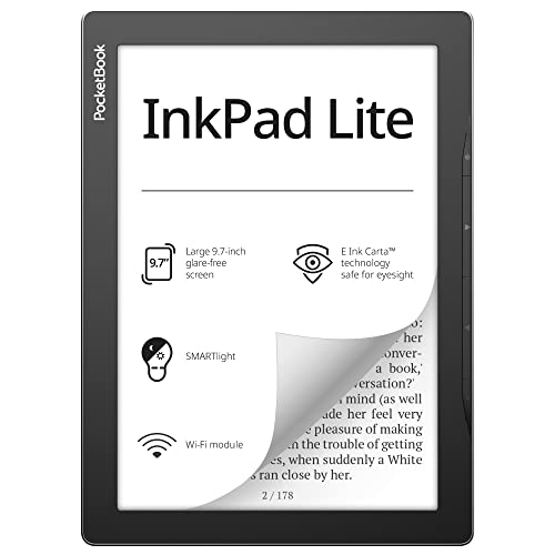 PocketBook InkPad Lite eBook-Reader 24.6cm (9.7 Zoll) Dunkelgrau von PocketBook