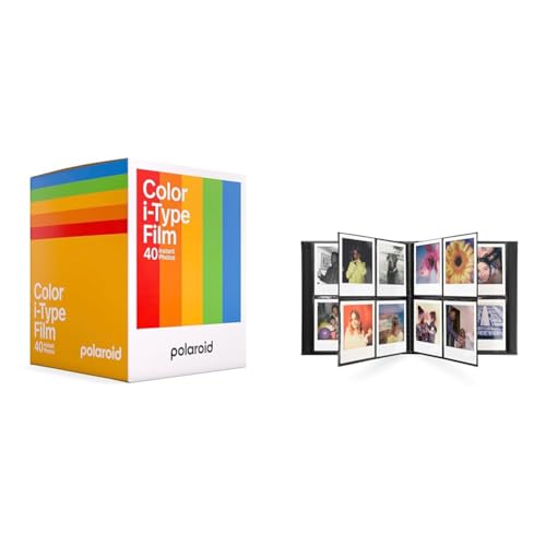 Polaroid Color Film für i-Type - x40 Filmpaket & Fotoalbum - Groß - 6044 von Polaroid