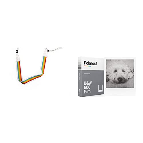 Polaroid Kameragurt Flach – Rainbow Grey - 6054 & B&W Film für 600-6003 von Polaroid