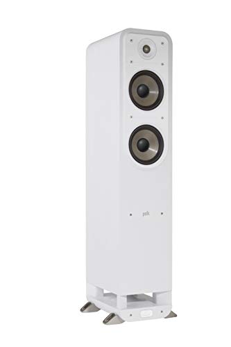 Polk Audio Signature S50E Standlautsprecher, HiFi Lautsprecher für Musik und Heimkino Sound, passiver Full Range Lautsprecher, 20 - 150 Watt, 8 Ohm, High Res, 42Hz - 40kHz (Stück) von Polk Audio